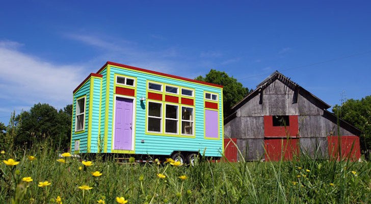 small colorful home