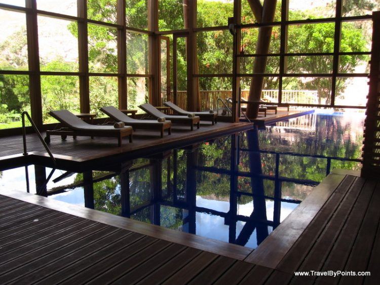 glass enclosed infinity pool