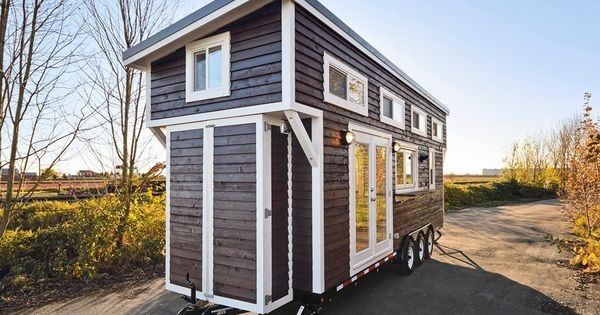 tall and narrow tiny home on wheels