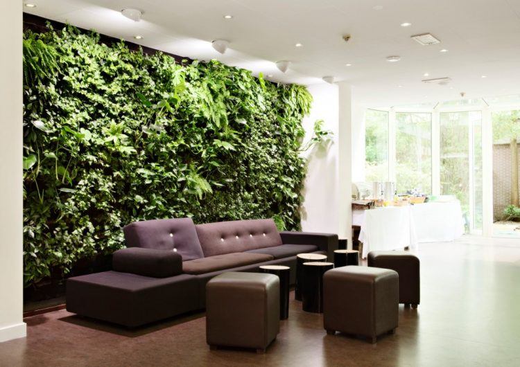 living room wall garden