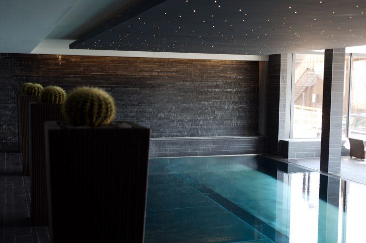 small indoor infinity pool