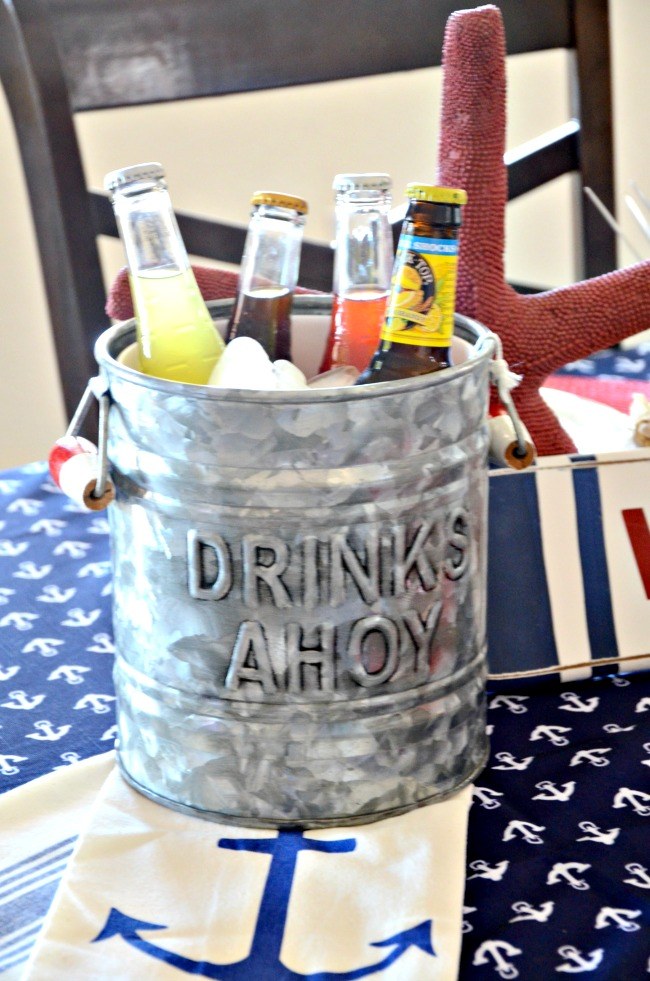 drinks ahoy centerpiece