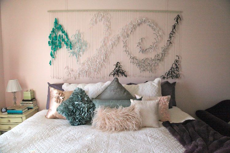 birds nest design headboard