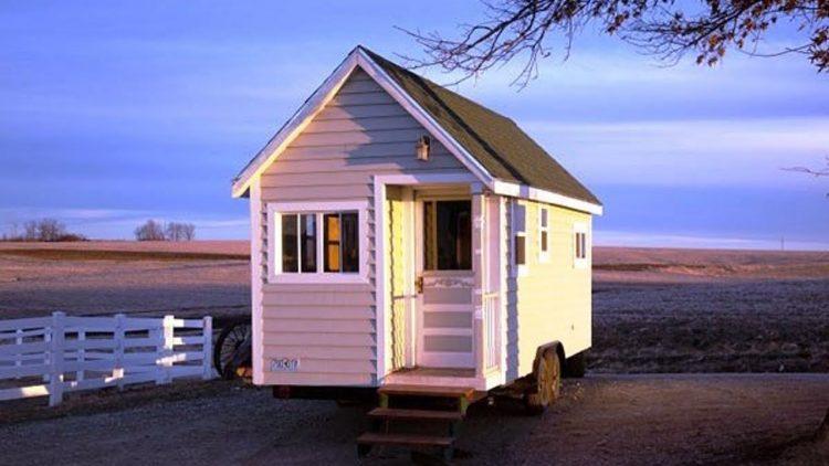 cute tiny home on a farm