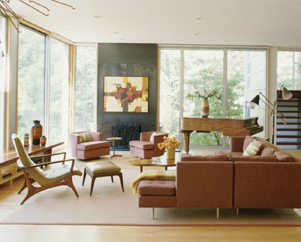 retro living room ideas