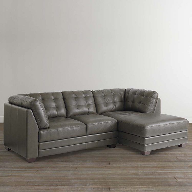 simple gray sectional sofa