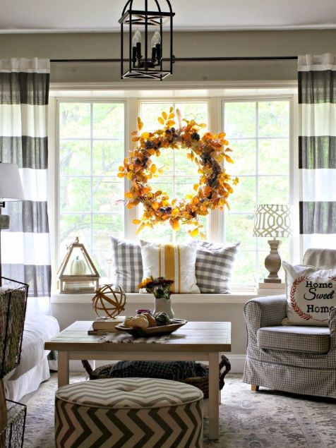 Autumn Wreath for Living Room