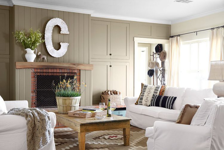 country chic living room