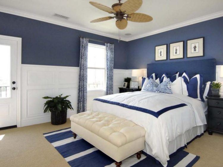 creative beach blue bedroom