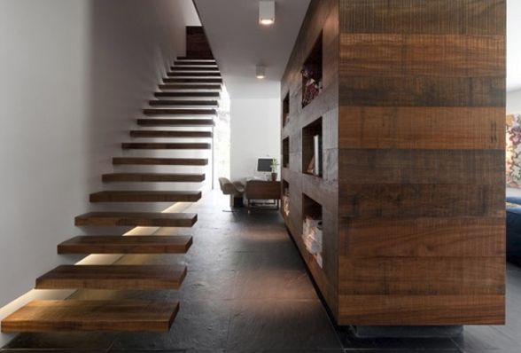 Floating Wooden Staircase