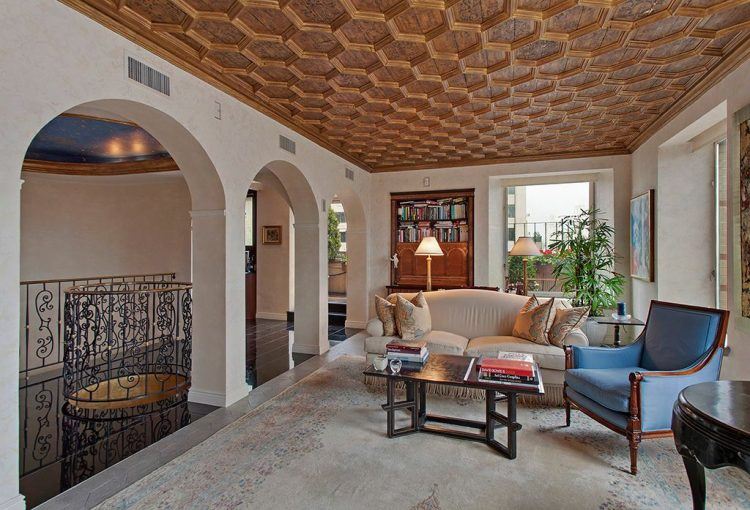 Geometric Coffered Ceiling