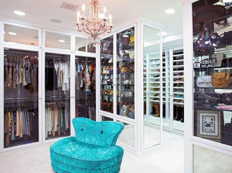 Lavish Glass Closet