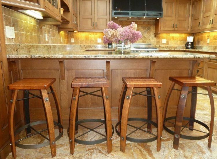 Rustic Bar Stool Design