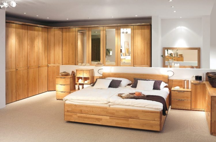 Wooden Basement Bedroom