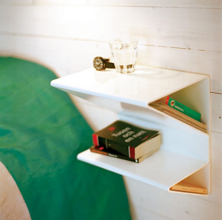 floating bedside shelves