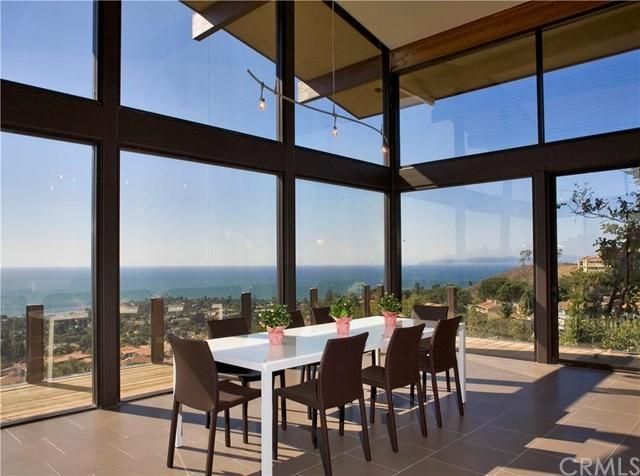 contemporary dining area