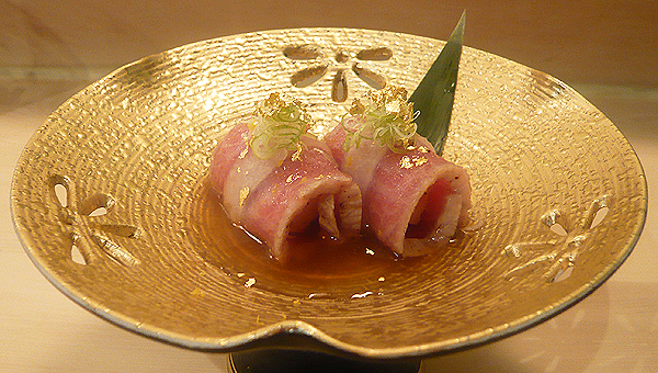 kaiseki feast at Urasawa