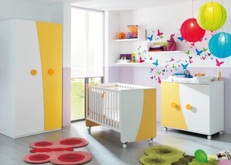 colorful baby nursery