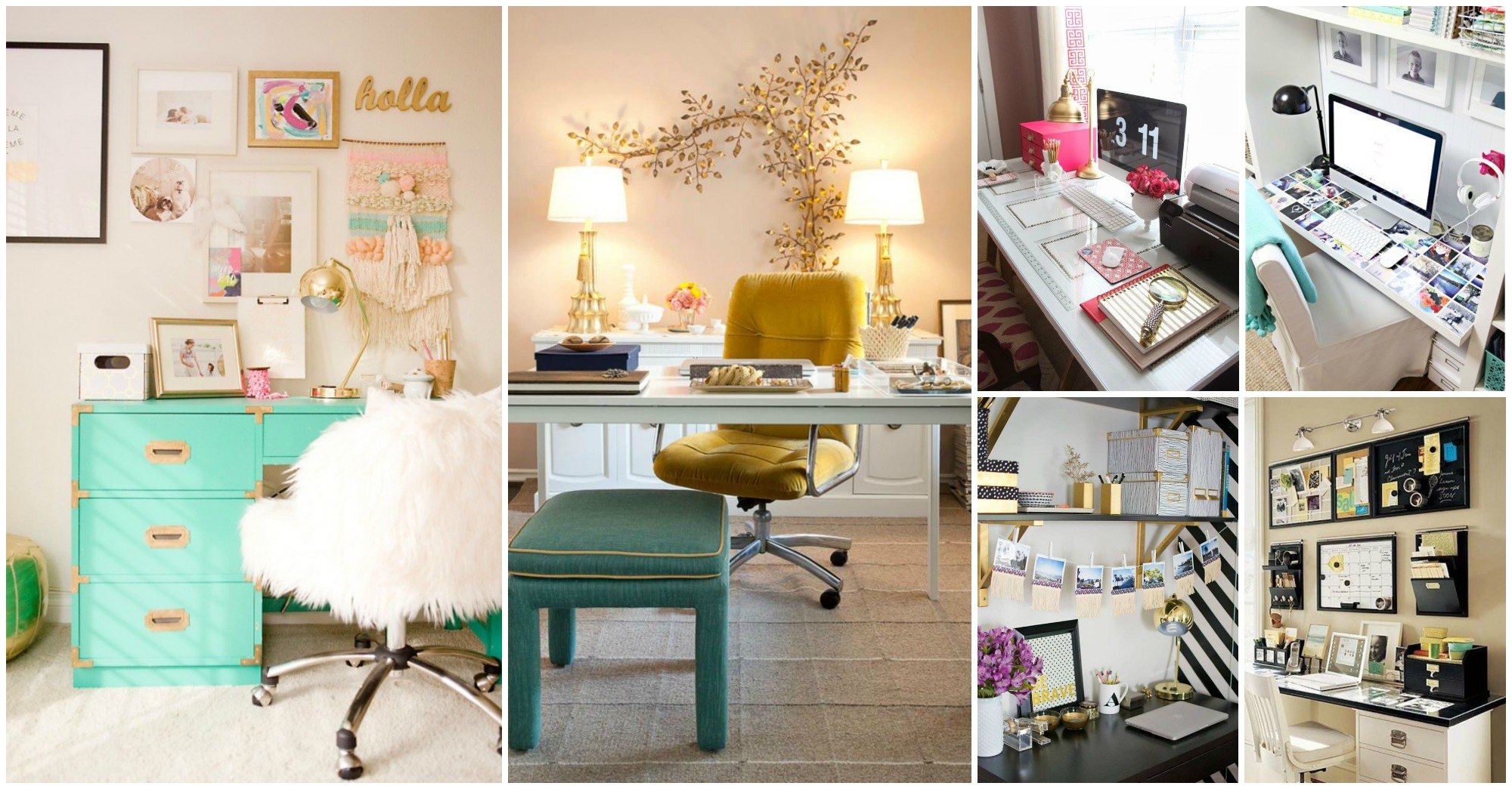 20 Stylish Office Decorating Ideas For Your Home