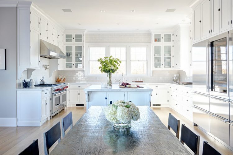 luxurious white kitchen design