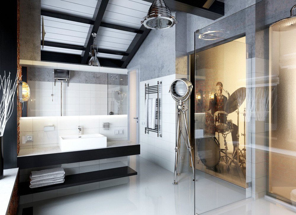 20 Masculine Bathroom Designs