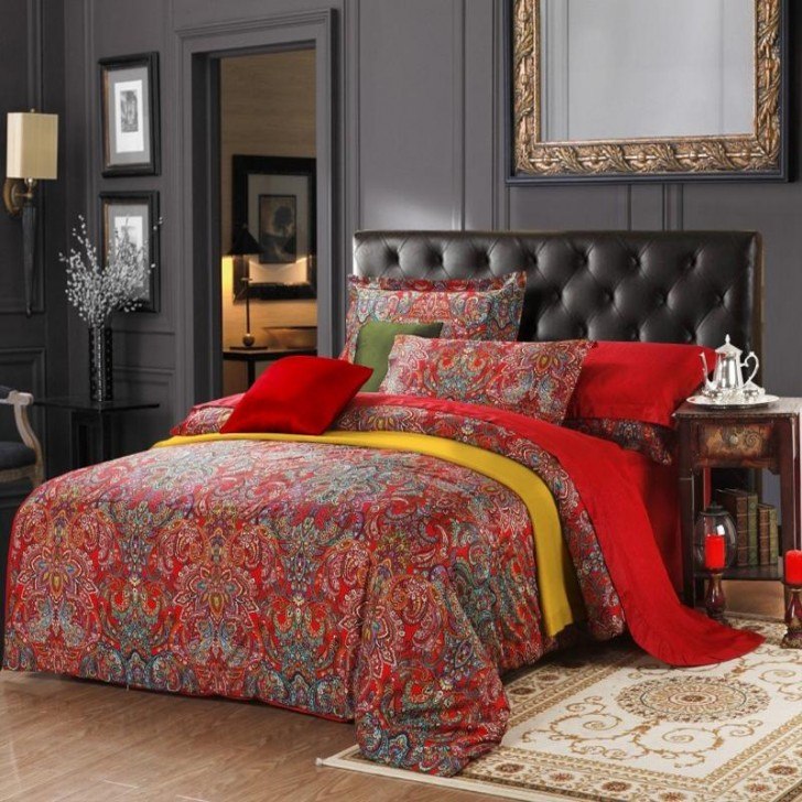 bohemian-red-style-bedroom