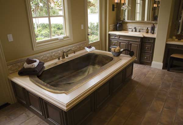 beautiful modern drop in bath tub