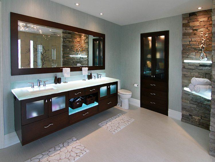 large bathroom with beautiful vanity