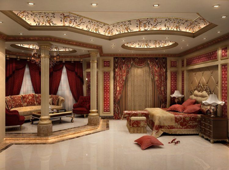 large lavish bedroom design