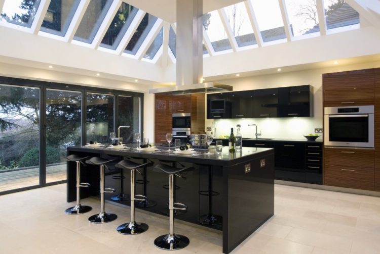 Luxury Black Kitchen