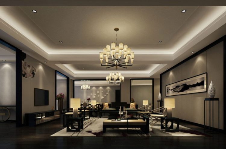 modern luxurious chandelier 