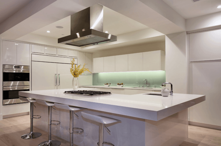 modern-all-white-kitchen-island