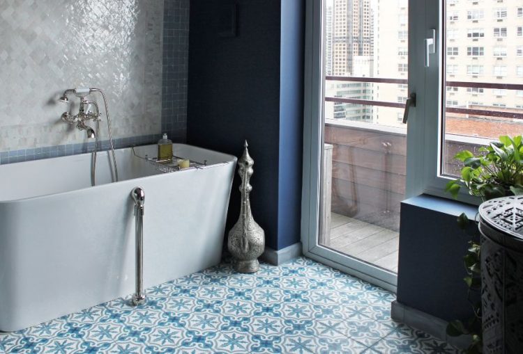 Patterned Bathroom Tiles