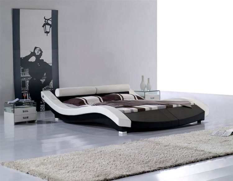 wavy platform bed