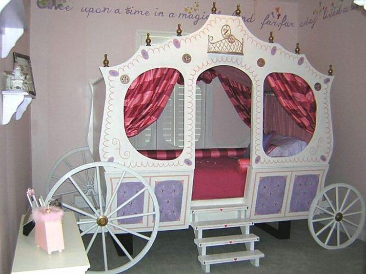 cinderella themed child's bed