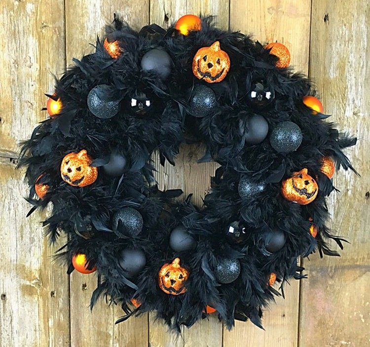 pumpkin-black-halloween-wreath