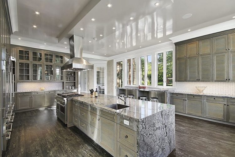 Pure luxury style kitchen and granite countertop