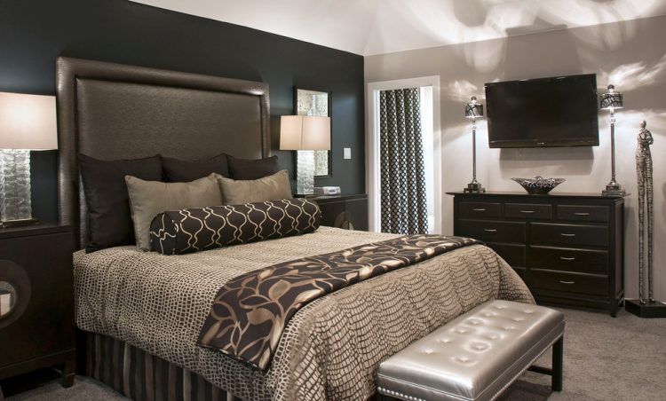 textured-black-bedroom