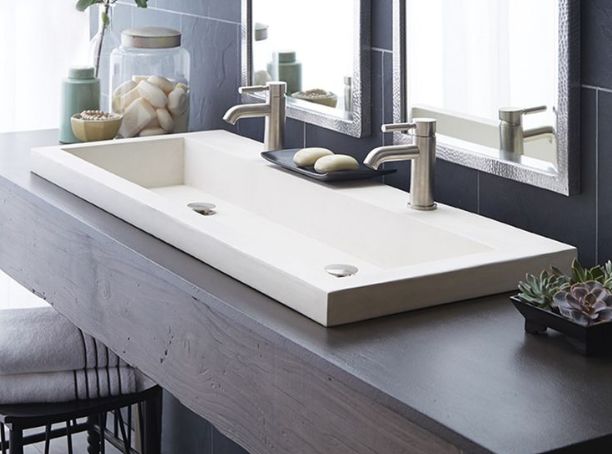 Trough Sink Bathroom