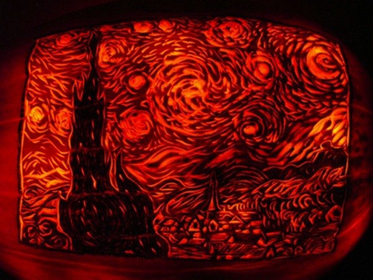 van-gogh-pumpkin-carving