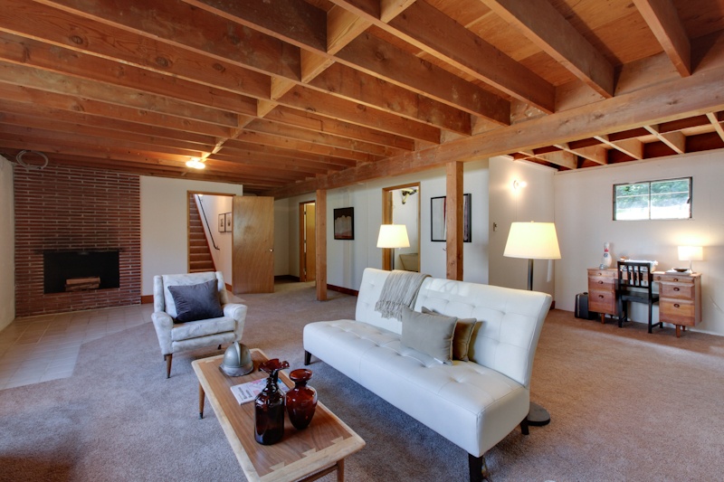 20 Awesome Basement Living Spaces