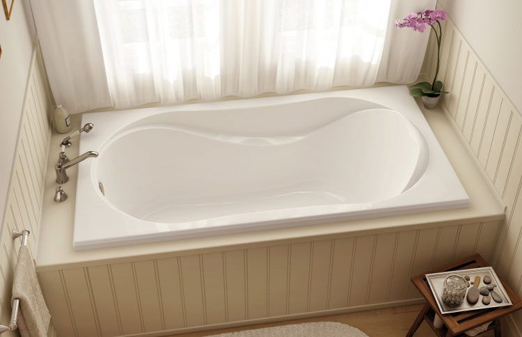 drop in bath tub with custom design