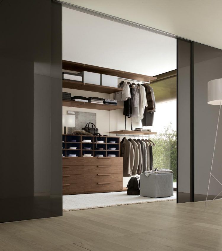 Elegant Bedroom With Walk In Closet Perfect Design Bedroom pertaining to Minimalist Bedroom Shelves