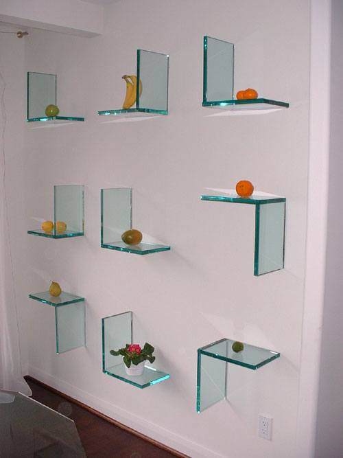 glass shelving for fruit