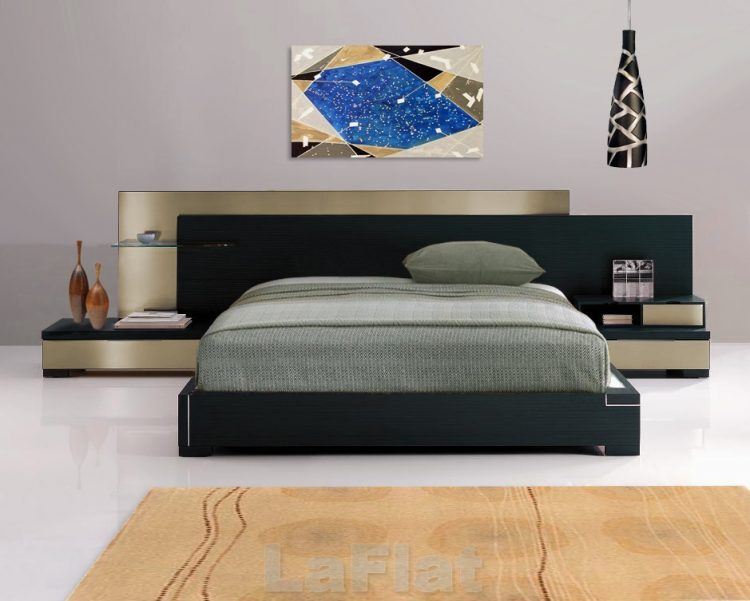 contemporary platform bed