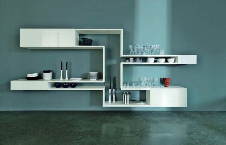 unique contemporary shelving