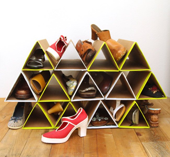 triangle shoe organizer