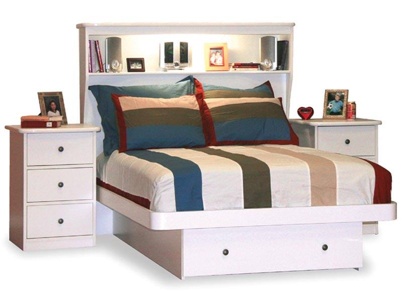 20 Cool Bookcase Headboard Designs