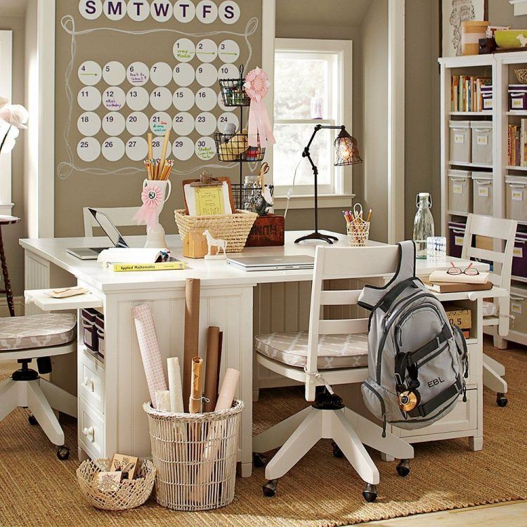 multiple person desk design