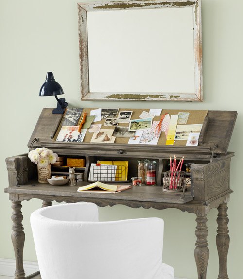 country style small writing desk